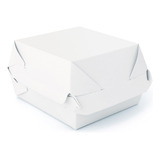 Caixa Embalagem De Hambúrguer Delivery Branco - 100 Un