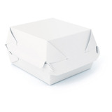 Caixa Embalagem De Hambúrguer Delivery Branco - 100 Un