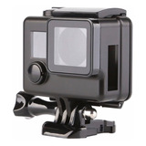 Caixa Estanque - Gopro Hero3+ E Hero4 - Skeleton - Preta
