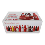 Caixa Fechada Coca Cola 25 Mini Garrafinhas +1 Engradado