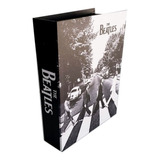 Caixa Livro Decorativa Porta Objetos The Beatles 18x25x5cm 