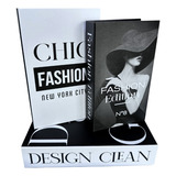 Caixa Livro Falso Decorativo Fake Kit 3 Caixa Porta Objetos 