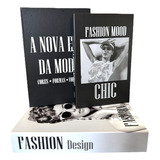 Caixa Livro Falso Decorativo Fake Kit 3 Caixa Porta Objetos