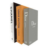 Caixa Livro Falso Decorativo Fake Kit 3 Porta Objetos