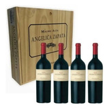 Caixa Madeira C/ 4 Vinhos Angelica
