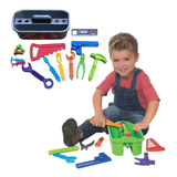 Caixa Maleta De Ferramentas Infantil Didática Brinquedo 