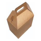 Caixa Maleta Kraft M Lanches Delivery Lj Joia 70uni