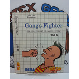 Caixa Manual Gangs Para Sega Master System Encarte