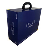 Caixa Mdf Playstation 2 Fat Azul