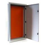 Caixa Metálica Quadro Painel De Comando 80x60x12 Embutir