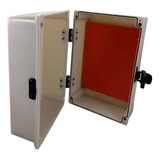 Caixa Montagem Pvc 280mmx180mmx140mm Com Fecho E Dobradiça