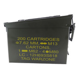 Caixa Munição Militar Ammo Box Ammobox Airsoft Bbs Paintball Nautika Ntk Maleta - Original C/ Nota Fiscal