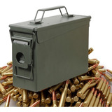 Caixa Munição Ponto 30 Metal Ammo Box Ferramenta