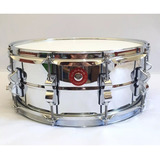 Caixa Nagano Stagephonic Steel Shell 14x6 Aros 2mm 35 Fios Cor Do Casco Cromado