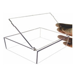Caixa Organizadora Acrílica 20x15x5 Porta Objetos - Kit C/ 3
