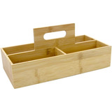 Caixa Organizadora Alça Bambu Multiuso Ecokitchen Mimo Style