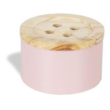 Caixa Organizadora De Aço Costura Botão Rosa Pinus Geguton