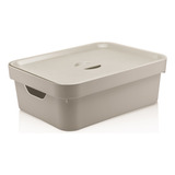 Caixa Organizadora Grande Para Closet 10l Com Tampa Nordi Ou