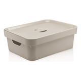 Caixa Organizadora Grande Para Closet 10l Com Tampa Nordi