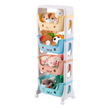 Caixa Organizadora Infantil Brinquedos 4 Prateleiras Quarto