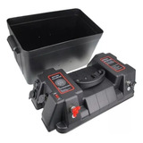 Caixa P Bateria Usb Voltimetro Soquete 12v 24v Lancha Barco