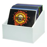 Caixa Para Lp De Vinil Slim Organizador Para Discos- Preto