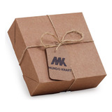 Caixa Para Presente Kraft Artesanato Festas 12x12x4 - 100 Un