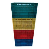 Caixa Plástica Agrícola Hortifruti 60x40x36cm 75l Coloridas