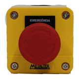 Caixa Plástica Amarela C/botão Emergência 1nf Cp1-e Metaltex