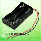 Caixa Plastica Case Box Para 2 Bateria 18650