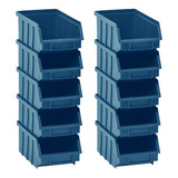 Caixa Plástica Organizadora Bin Nº3 Azul