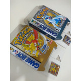 caixa com berço repro para pokemon yellow de gameboy classic gb