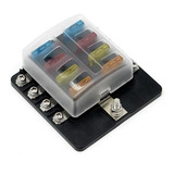 Caixa Porta Fusivel 8 Vias Led Universal Fueltech Pandoo