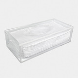 Caixa Porta Lenços De Papel Interfolha Acrilico Cristal