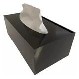 Caixa Porta Lenços De Papel Ou Interfolhas Em Acrílico Preto