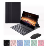 Caixa Protetora Para Samsung Tab A7 T500/t505 Teclado+mouse 