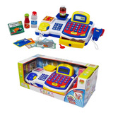 Caixa Registradora Infantil Acessórios Brinquedo C/ Luz Sons