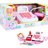 Caixa Registradora Infantil Brinquedo C/ Luz Som E Acessório