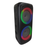 Caixa Som Alto Falante Grande Bluetooth Portatil Usb Led Rgb