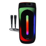 Caixa Som Amplificada Bluetooth 1600w Rms Usb 2 Microfone