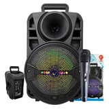 Caixa Som Amplificada Portátil Usb Mp3 Micro Sd Rádio Fm Tws
