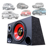 Caixa Som Automotivo Trio Completa Subwoofer