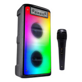 Caixa Som Bluetooth Amplificada Torre Mp3 Fm Usb Sd Pc