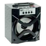 Caixa Som Bluetooth Portátil Rádio Fm Usb Mic Sd 8w Auxiliar