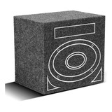 Caixa Som Bob Dutada 6x9 + 1 Mp3 Player Carpete Cinza Vazia