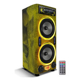 Caixa Som Bob Residencial Amplificada Shutt Skol 500w Bt Usb