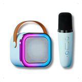  Caixa Som Com Microfone Infantil Caixinha Bluetooth Sem Fio