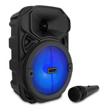 Caixa Som Karaokê Bluetooth Grande Radio Entrada Pendrive 