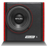 Caixa Som Slim Amplificada Shutt 400w Sub 8 Pol Bolinha Led