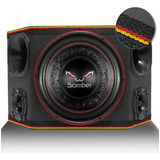Caixa Som Trio Bomber 1000w Subwoofer Bicho Papão 12 Pol Led